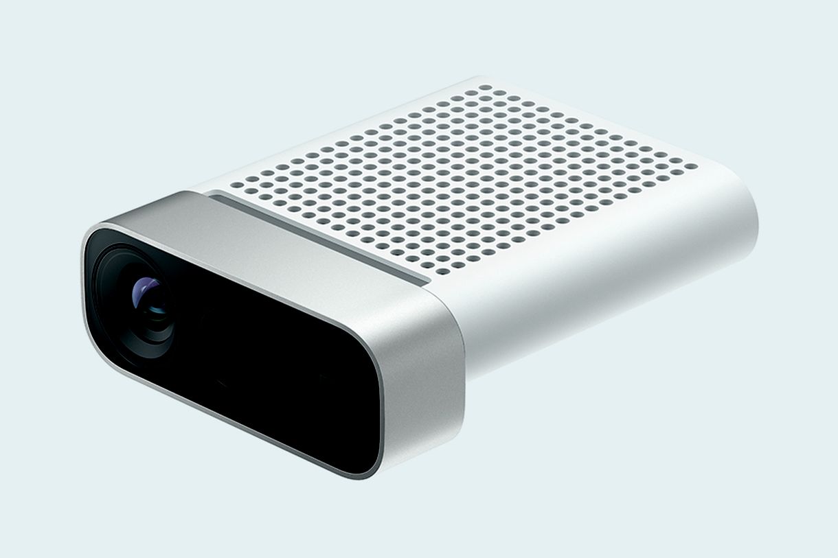 The Kinect is a self-contained 3D sensor again, and it only costs
