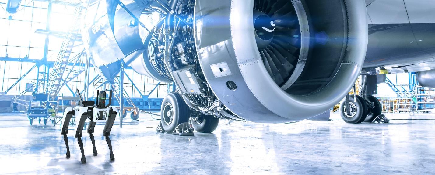 A close up of a plane engine

Description automatically generated